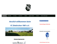 Tablet Screenshot of fc-ehekirchen.de